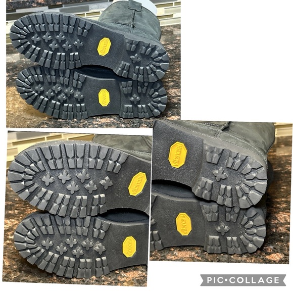 UGG Mens Courtland Weather Black Leather Waterproof Boots Size 8 STORE MODEL - Picture 16 of 16